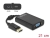 65439 Delock Adapter DisplayPort 1.1 hane > VGA hona + Ljud + Ström svart small