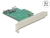 89381 Delock Κάρτα PCI Express x4 > 1 x εσωτερικός NVMe M.2 small