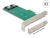 89473 Delock PCI Express x1 Card > 2 x internal M.2 Key B 110 mm - Low Profile Form Factor small