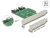 89518 Delock PCI Express-kort > 3 x M.2-kortplats - Formfaktor med låg profil small