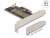 90047 Delock Carte PCI Express x4 vers 1 x NVMe M.2 Key M interne 80 mm - Facteur de forme à profil bas small