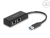 64194 Delock Adaptador USB Tipo-A a 2 x LAN Gigabit small