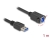 80485 Delock USB 5 Gbps Cable USB Type-A male to USB Type-B female for installation 1 m black small