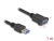 80486 Delock USB 5 Gbps kábel A-típusú USB apa – A-típusú USB anya installációhoz 1 m, fekete small
