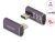 60288 Delock USB Adapter 40 Gbps USB Type-C™ PD 3.1 240 W csatlakozódugóval - csatlakozóhüvellyel, elforgatott ívelt bal / jobb 8K 60 Hz fém small