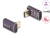 60289 Delock USB Adapter 40 Gbps USB Type-C™ PD 3.1 240 W csatlakozódugóval - csatlakozóhüvellyel, ívelt 8K 60 Hz fém small