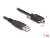 80478 Delock Kabel ze zástrčky USB 2.0 Typ-A na zástrčku Typ Mini-B, se šrouby, 1 m, černý small