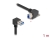 80481 Delock USB 5 Gbps-kabel USB Typ-A hane 90° nedåtvinklad till USB Typ-B hane med skruv 90° högervinklad 1 m svart small