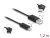 80769 Delock Câble USB 2.0 Type-A mâle à USB Type-C™ mâle rotative avec chargement rapide, 60 W, 1,2 m small