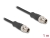 80863 Delock M12 Cable X-coded 8 pin male to male PVC 1 m small