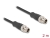 80864 Delock M12 Cable X-coded 8 pin male to male PVC 2 m small