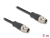 80865 Delock M12 Cable X-coded 8 pin male to male PVC 5 m small