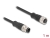 80844 Delock M12 Cable D-coded 4 pin male to female PVC 1 m small