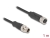 80860 Delock M12 Cable X-coded 8 pin male to female PVC 1 m small