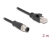 80810 Delock M12 Cable A-coded 8 pin male to RJ45 male PVC 2 m small
