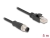 80811 Delock M12 Cable A-coded 8 pin male to RJ45 male PVC 5 m small