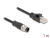 80850 Delock M12 Cable D-coded 4 pin male to RJ45 male PVC 1 m small