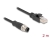 80851 Delock M12 Cable D-coded 4 pin male to RJ45 male PVC 2 m small