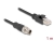 80866 Delock M12 Cable X-coded 8 pin male to RJ45 male PVC 1 m small