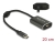 62990 Delock Adapter USB Type-C™ csatlakozódugóval > mini DisplayPort csatlakozóhüvellyel (DP váltakozó mód) 4K 60 Hz PD funkcióval small