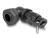 60591 Delock Tuleja kablowa z zabezpieczeniem przeciw naprężeniom zagięta i wygięć, tuleja kablowa 90° PG9 czarna small