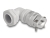 60596 Delock Cable Gland with strain relief and bending protection 90° angled PG13,5 grey small
