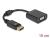 61006 Delock Adaptor DisplayPort 1.2 tată la VGA mamă negru small