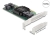 90585 Delock PCI Express x8 Card - 4 x belső NVMe SFF-8643 - alacsony profilú formatényező small