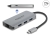 63252 Delock USB 3.2 Gen 1 Hub mit 4 Ports und Gigabit LAN und PD  small