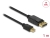 82698 Delock Cable Mini DisplayPort 1.2 macho > DisplayPort macho 4K 60 Hz 1,0 m small