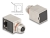 60088 Delock M12 Adapter X-coded 8 pin female to RJ45 jack Cat.6A STP shielded 90° angled small
