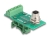 60659 Delock Adapter modułu transferowego M12 8-pinowy żeński z kodowaniem A na 9-pinowy blok zacisków na szynę DIN small