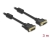 83108 Delock Extension cable DVI 24+5 male > DVI 24+5 female 3 m black small