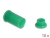 60673 Delock DL4 Dust Cover for male and female connector, silicone, 2-parts, green 10 pcs set small