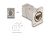 67064 Delock D-Type RJ45 built-in connector with LSA connection Cat.6A STP metal small