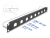 67059 Delock 19″ D-Type Patch Panel with strain relief 8 port 1U black small