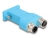 60665 Delock D-Sub 9 female to M12 male and female 5 pin A-coded CAN bus splitter 180° blue small