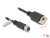 80452 Delock Cablu M12 cu cod D 4 pini mamă la RJ45 mamă pentru instalare Cat.5e FTP 1 m negru small