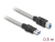 86777 Delock USB 3.2 Gen 1 Cable Type-A male to Type-B male with metal jacket 0.5 m small