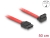84220 Delock SATA 3 Gb/s Cable straight to upwards angled 50 cm red small