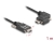80956 Delock USB 2.0 Καλώδιο USB Type-C™ αρσενικό με βίδες σε USB Type-C™ αρσενικό με βίδες προς τα αριστερά / δεξιά PD 3.0 60 W 1 μ small