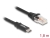 64305 Delock Adapter USB 2.0 Type-C™ hane till 1 x Seriell RS-232 RJ45 hane 1,8 m svart small