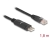 64304 Delock Adaptér USB 2.0 Typ-A samec na 1 x Sériový RS-232 RJ45 samec 1 m, černý small