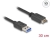 85449 Delock USB 10 Gbps Cable USB Type-E Key A 20 pin male to USB Type-A male 30 cm small