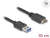 85411 Delock USB 10 Gbps Cable USB Type-E Key A 20 pin male to USB Type-A male 80 cm small