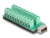 67189 Delock USB typ-E Nyckel A hona till Adapter för terminalblock 20 pin small