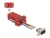 67074 Delock D-Sub 9 pin męski do RJ12 żeńska; zestaw montażowy czerwony small
