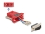 67084 Delock D-Sub 15 pin male to RJ12 female Assembly Kit red small