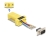 67076 Delock Kit di montaggio D-Sub 9 pin maschio per RJ12 femmina giallo small
