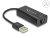 62595 Delock USB 2.0 Type-A Adapter to 10/100 Mbps LAN small